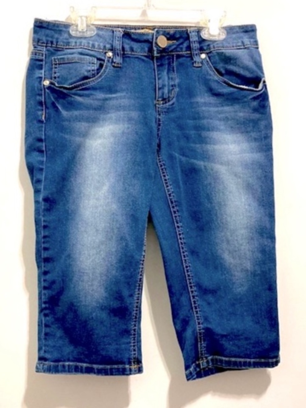 YMI Women's Blue Bermuda Jeans